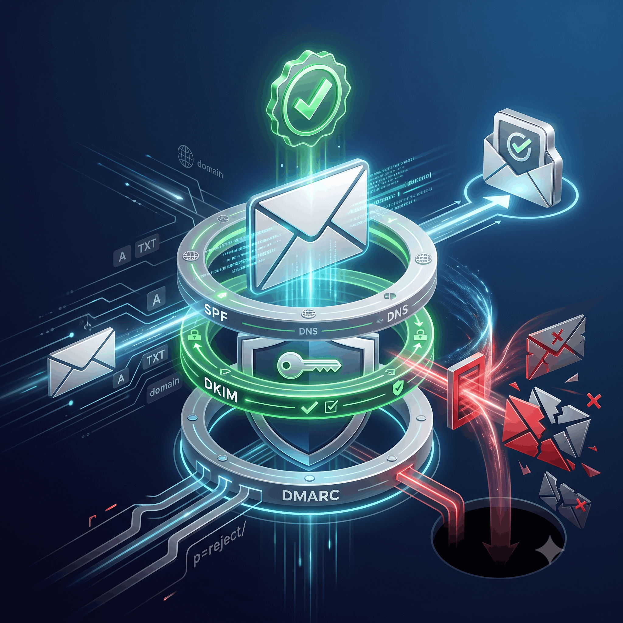 SPF, DKIM & DMARC: The Complete Email Authentication Guide