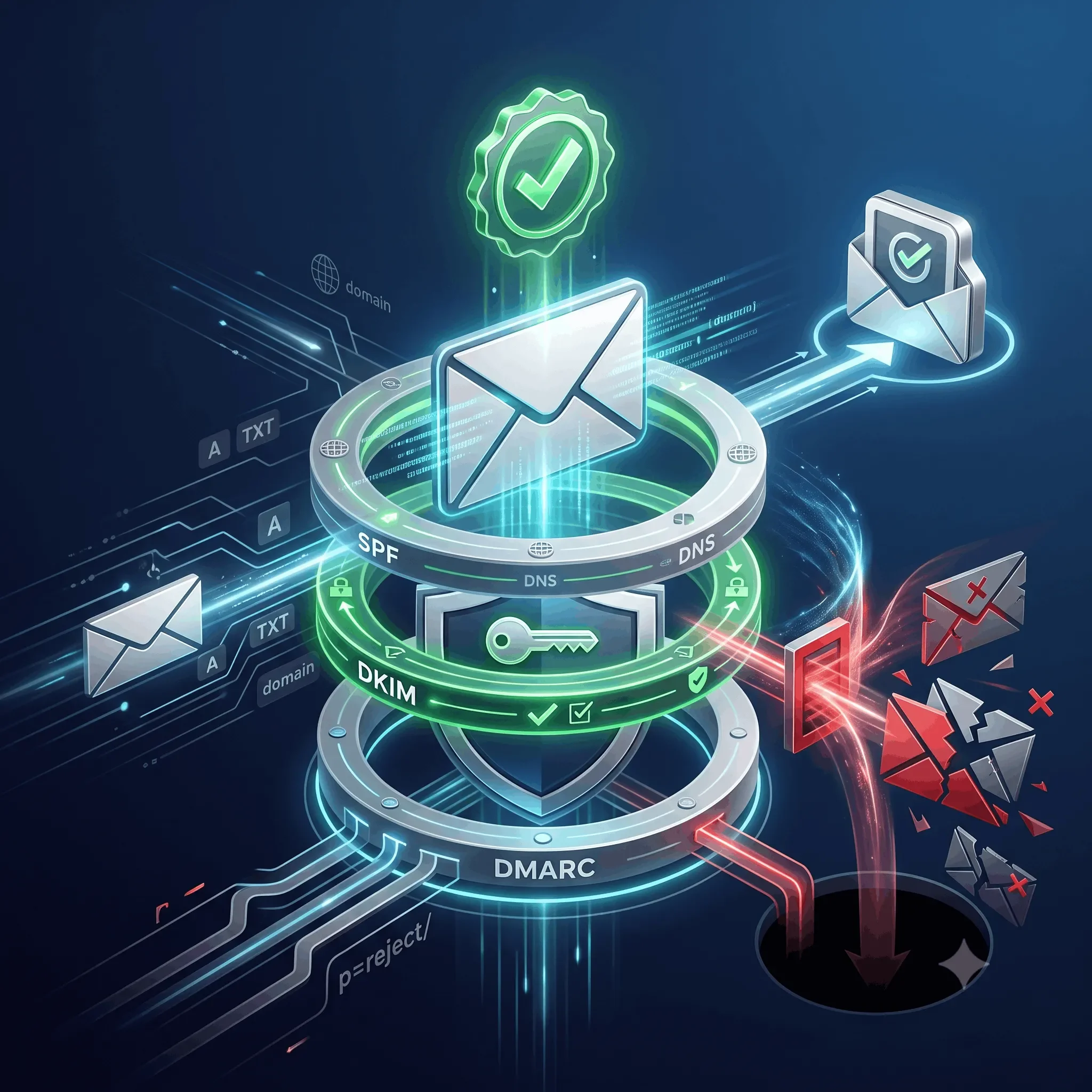 SPF, DKIM & DMARC: The Complete Email Authentication Guide