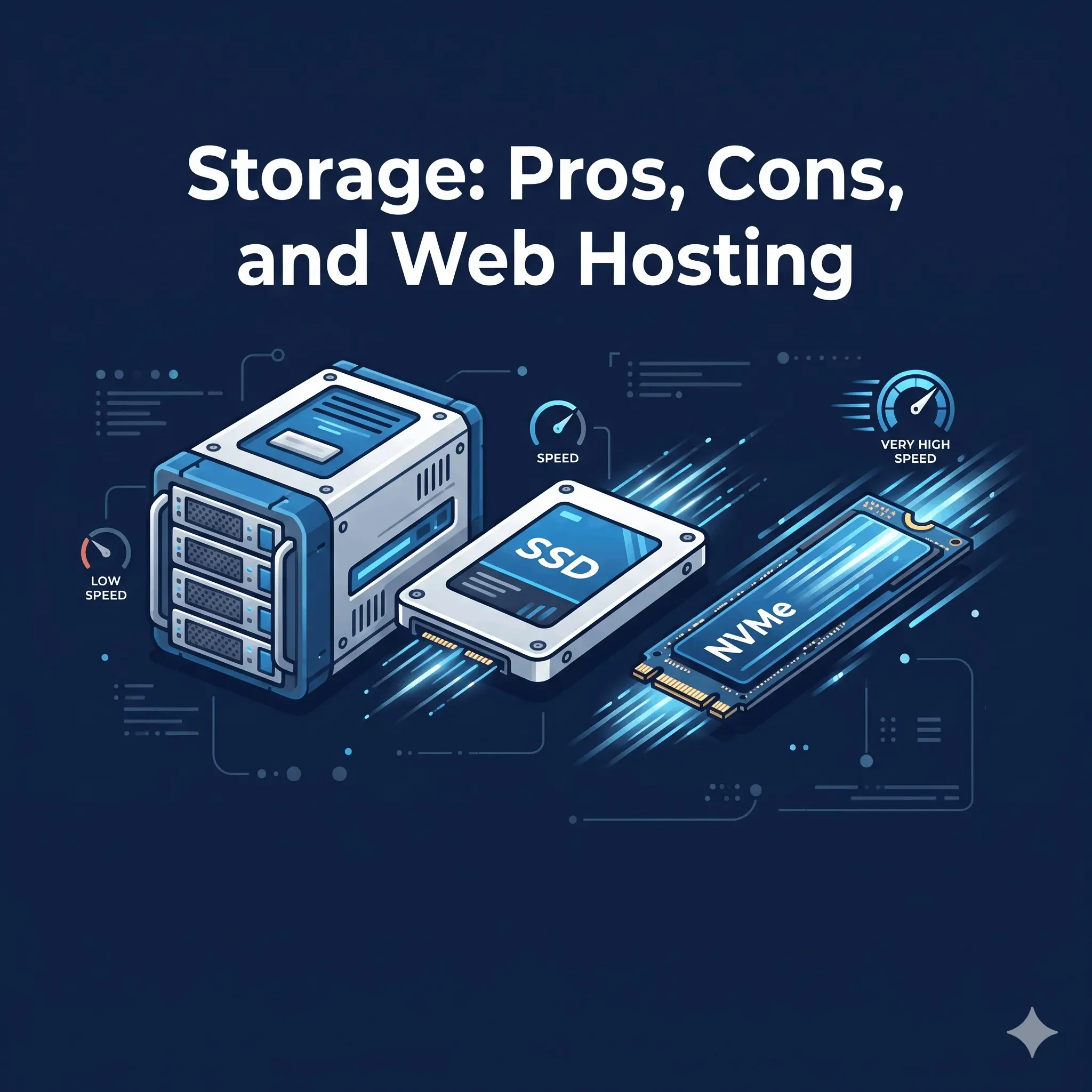 Storage: Pros, Cons, and Web Hosting
