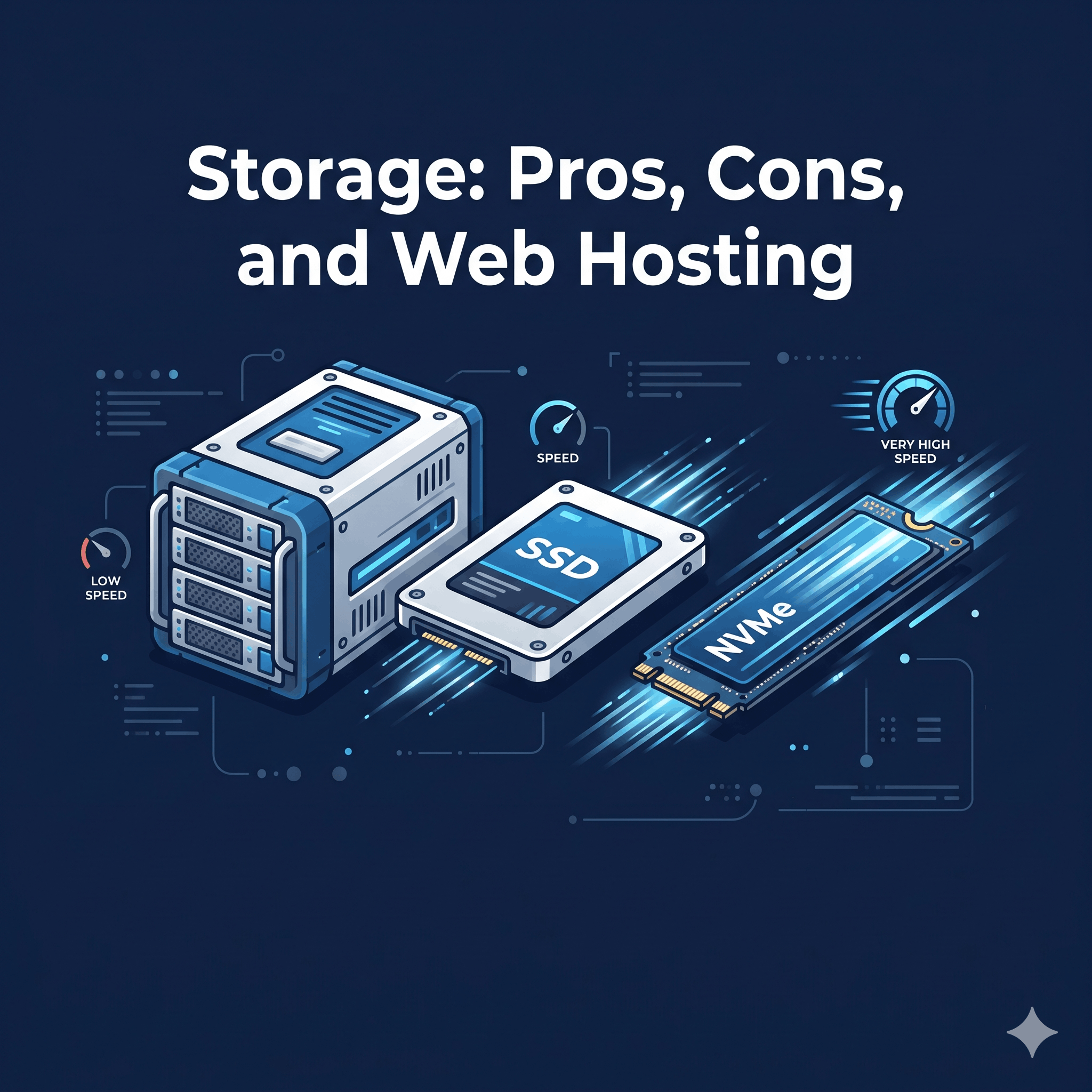 Storage: Pros, Cons, and Web Hosting